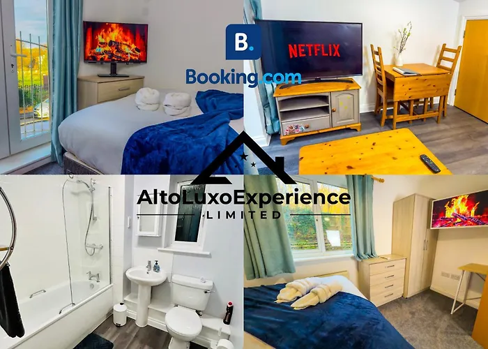 The Purple 5 Bedroom House By Altoluxoexperience Short Lets & Serviced Accommodation With Free Parking